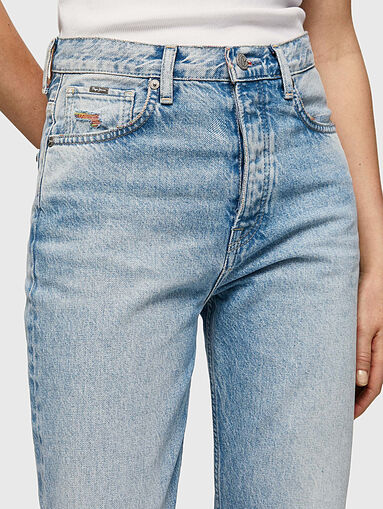 RAINBOW blue jeans with washed effect - 4