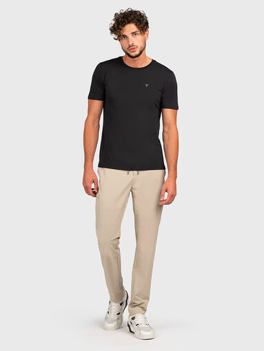 Beige slim chino pants - 5