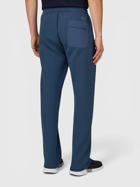 Cotton blend trousers with ties - 2