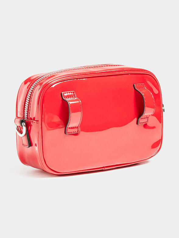 SHANIA black bum bag with patent effect - 2