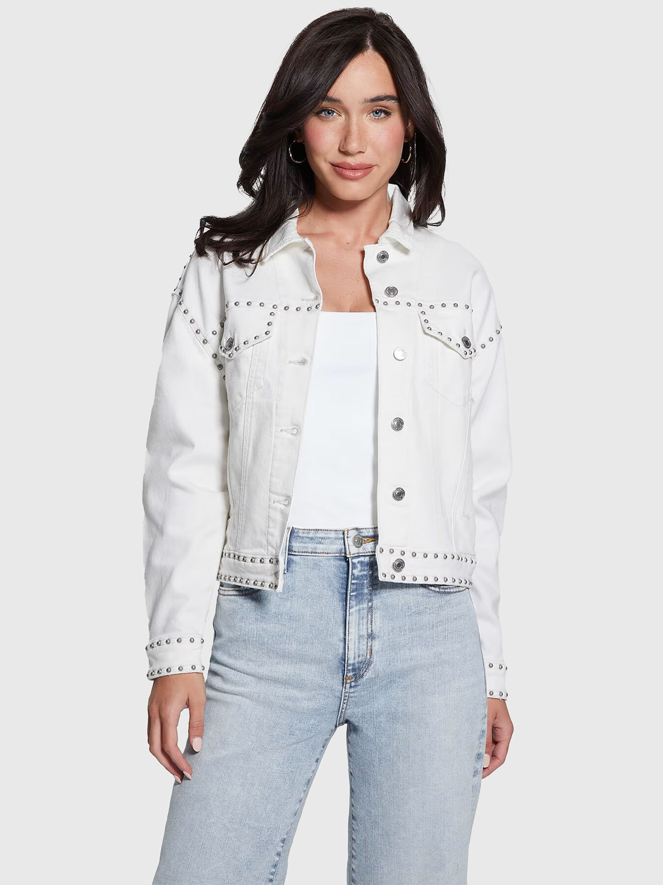 CLARA back print denim jacket brand GUESS Globalbrandsstore en