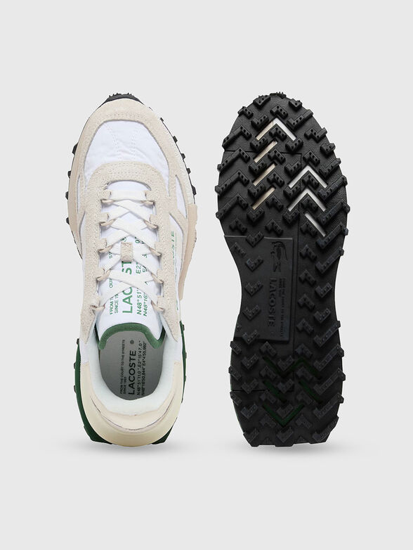 Suede and textile sneakers - 6