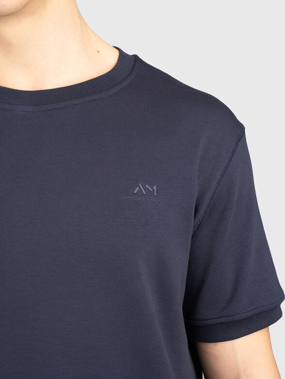 Cotton-blend T-shirt - 4