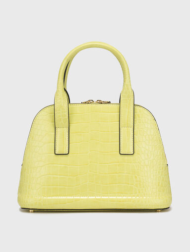 RANGE F black bag with croco texture and accessory - 3