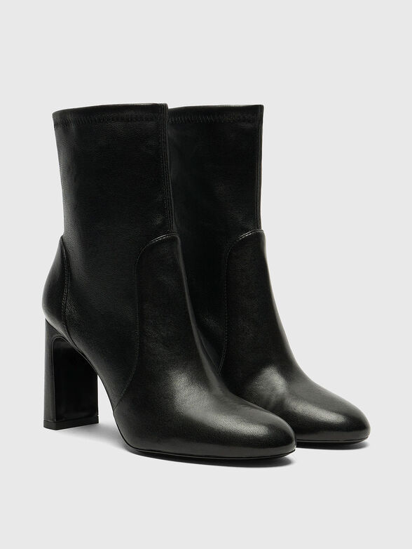 BABETTE 85 leather boots with heels - 2