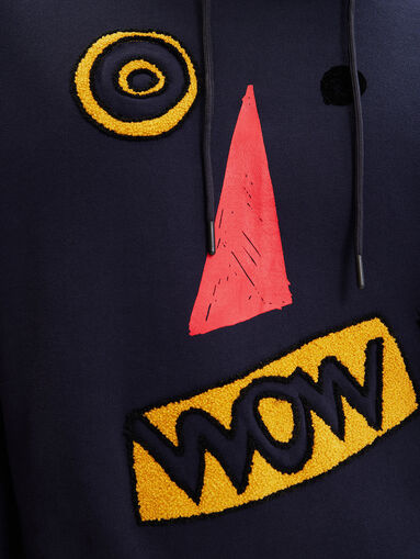 CELESTINO sweatshirt with art accents - 4