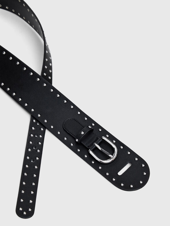 Belt with studs in black - 3