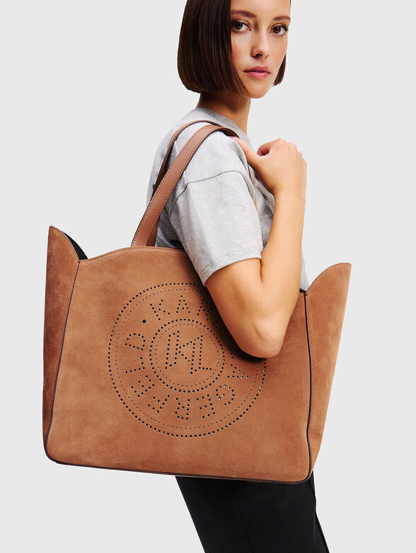 Large suede bag - 2