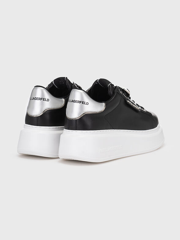 ANAKAPRI leather platform sports shoes - 3