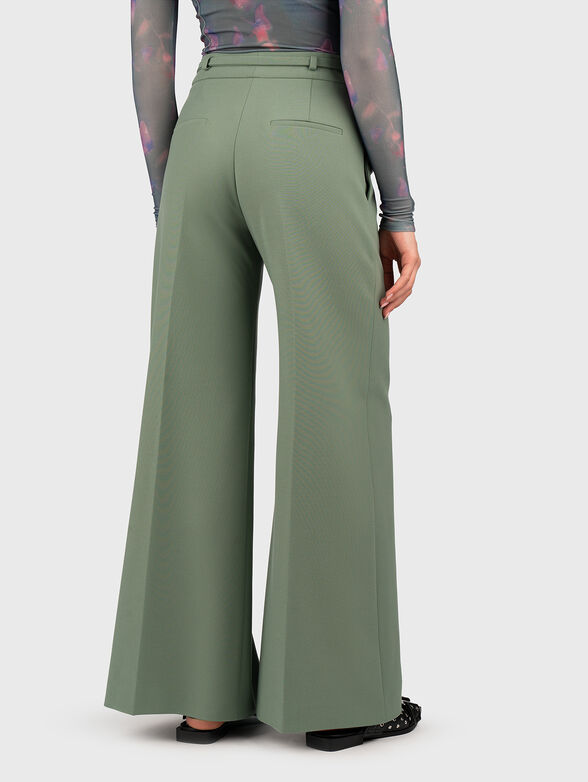 HAVINERA high waisted trousers with wide legs - 2