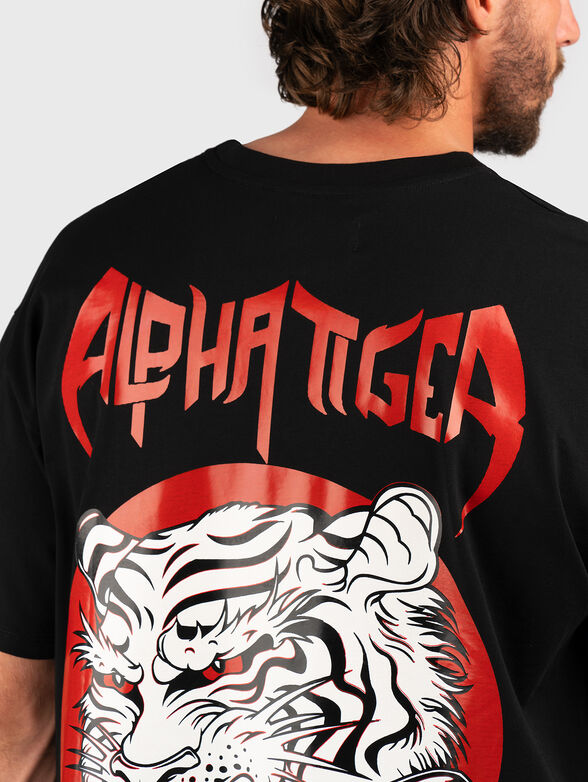 Oversized t-shirt with print - 3