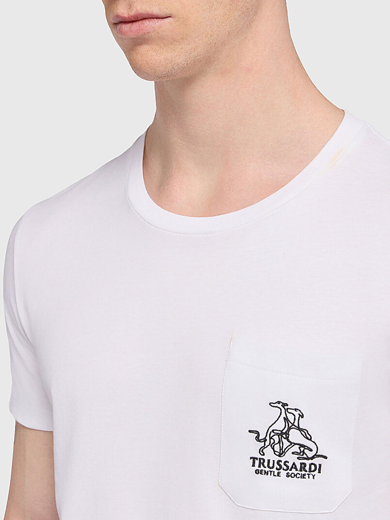 Slim T-shirt with logo - 3