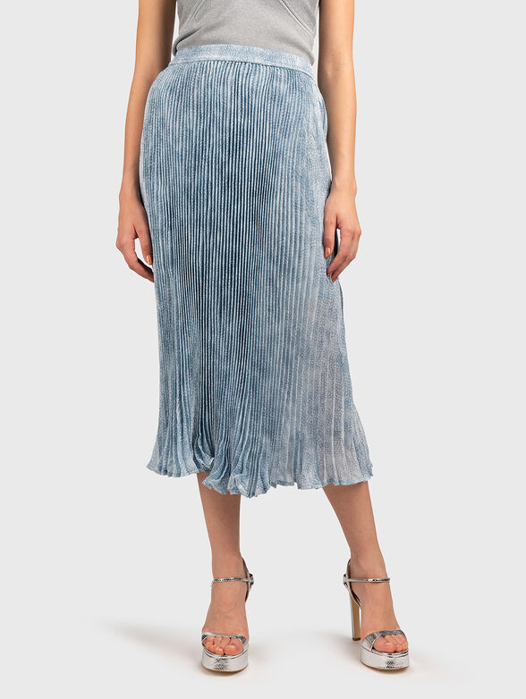 Midi pleated skirt - 1