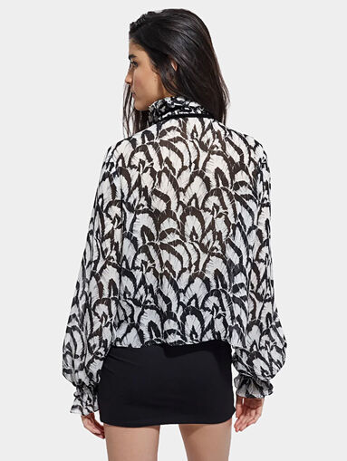 Ethereal shirt with high neck - 3