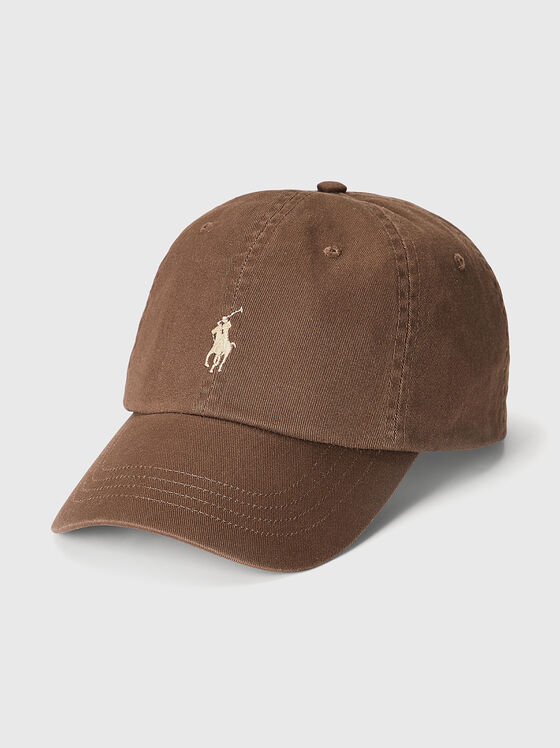 Brown hat with logo  - 1