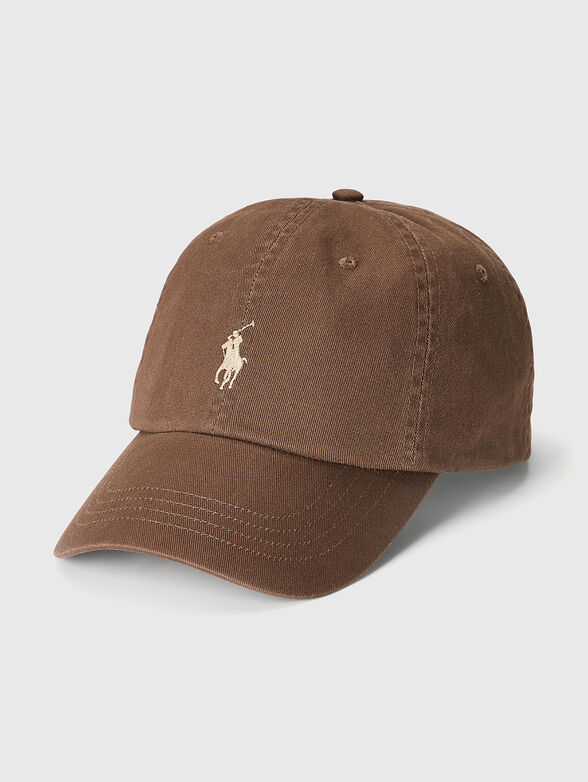 Brown hat with logo  - 1