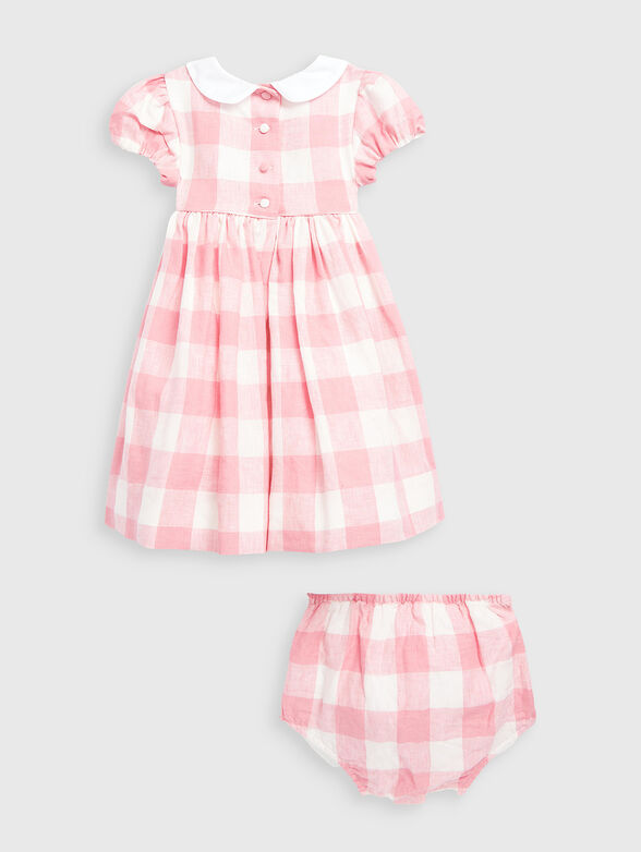 GINGHAM two-piece set with plaid print - 2