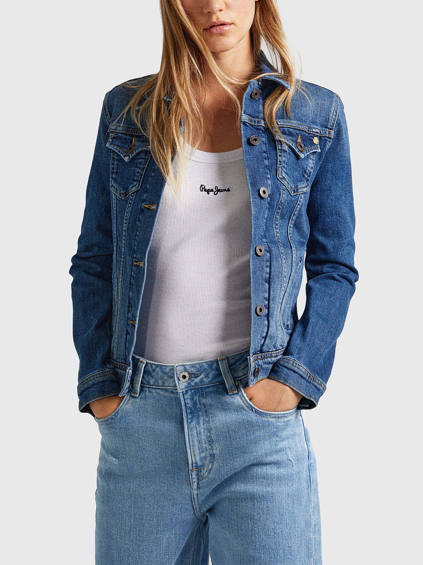 THRIFT denim jacket brand Pepe Jeans Globalbrandsstore en