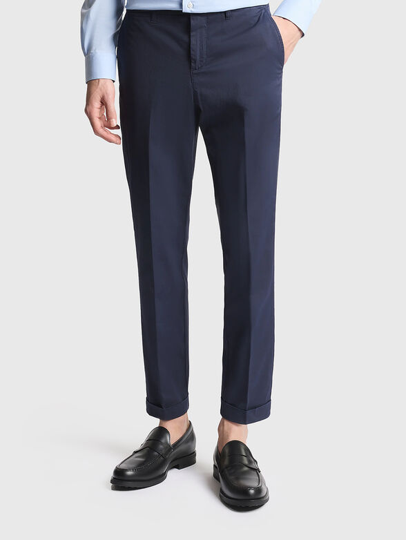 Cotton-blend pants - 1