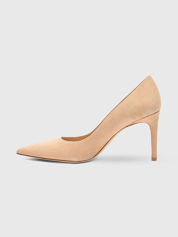 STUART POWER 85 beige high heeled shoes - 4