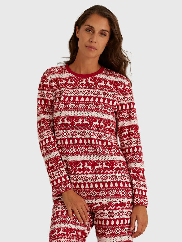 WINTER FAMILY two-piece pyjama with print - 3