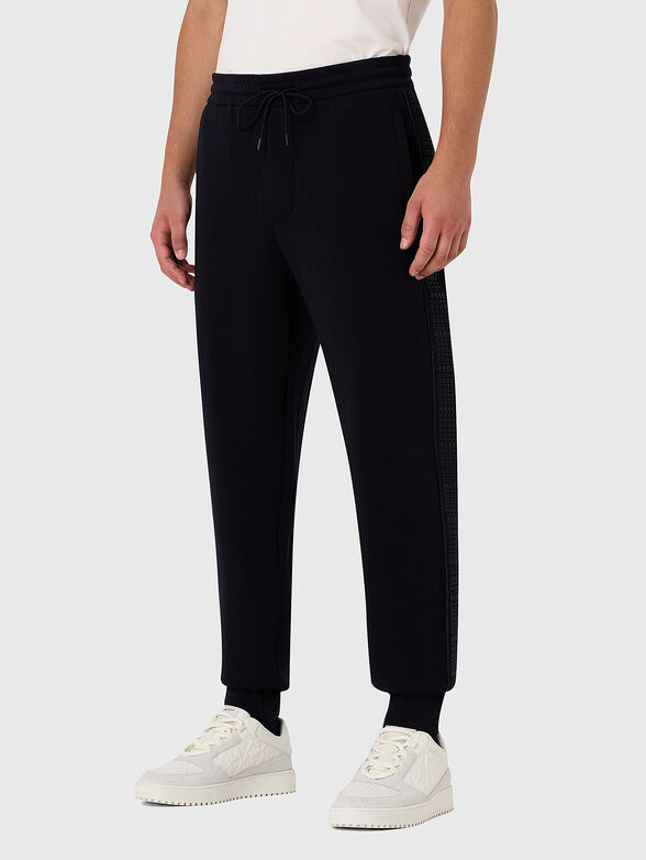 Dark blue sports trousers - 1