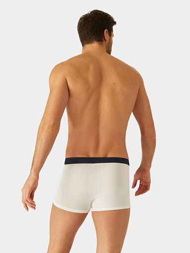 FASHION COLOR Black cotton trunks - 3