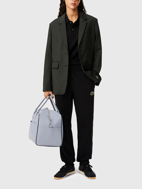 Unisex polo shirt in black - 2