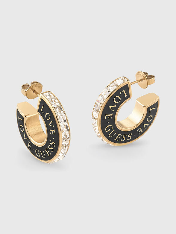 LOVE GUESS gold earrings - 1