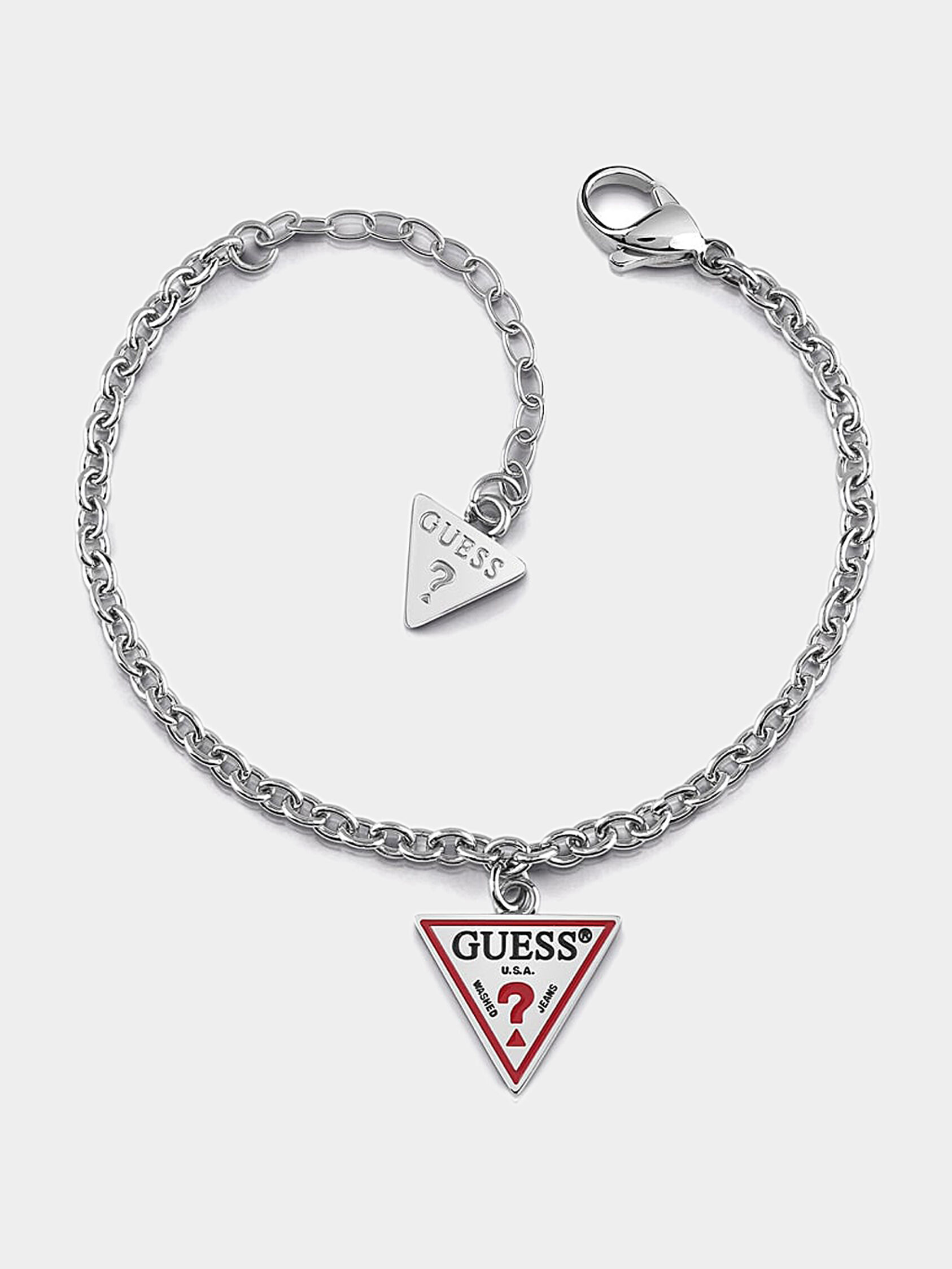 Guess triangle necklace store