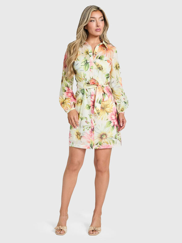 FAITH long sleeve mini dress - 4