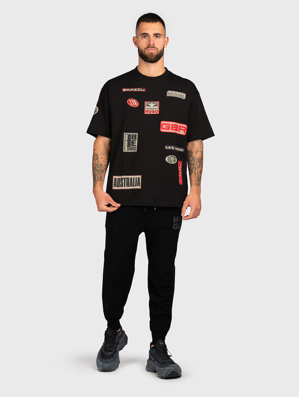 Wool blend sweatpants with logo - 4