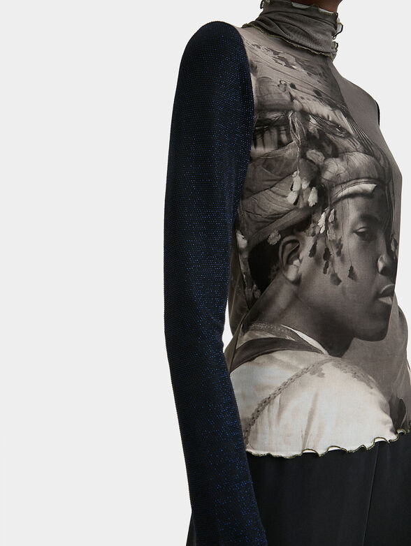 Blouse with print - 2