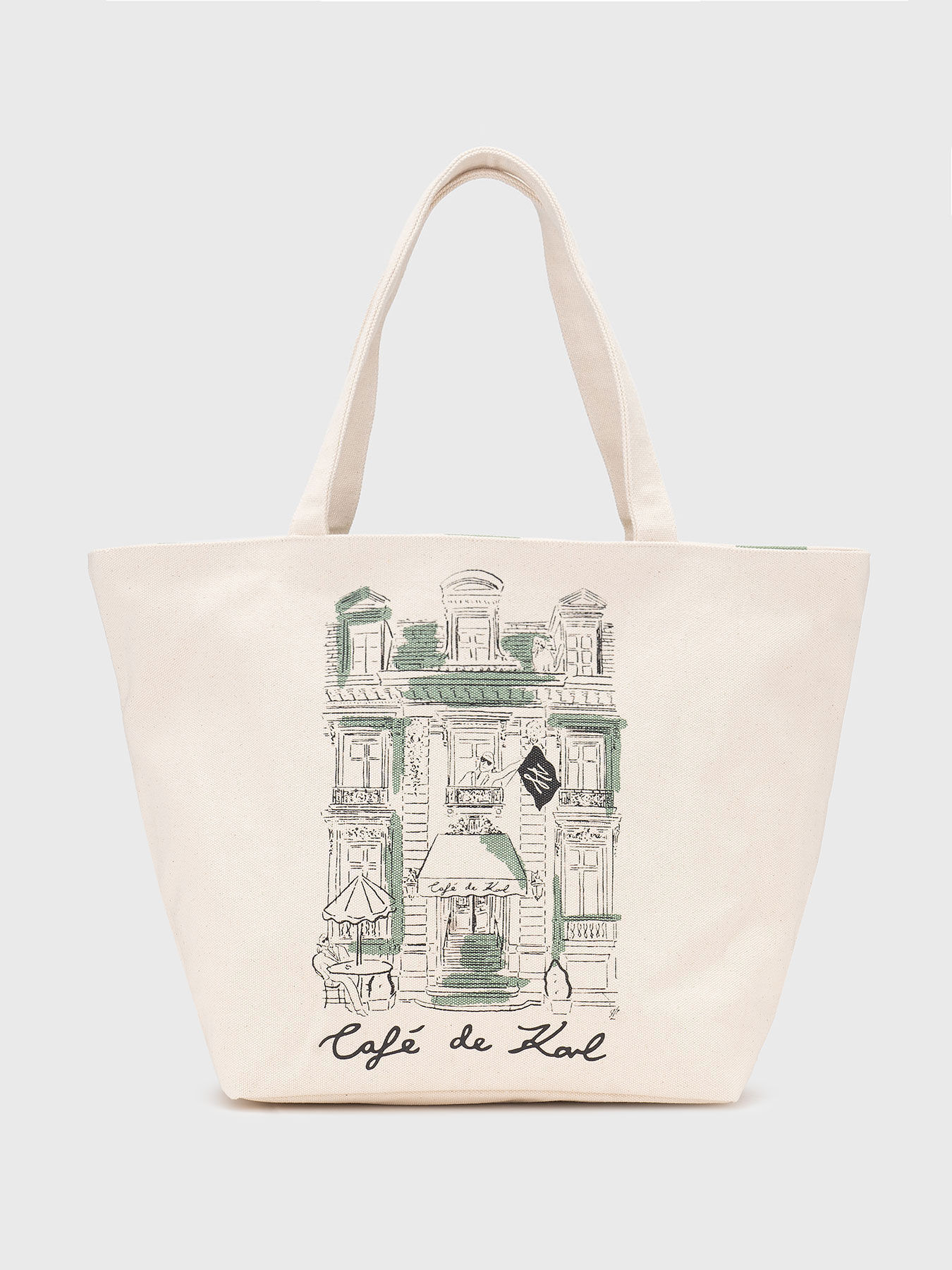 KARL LAGERFELD A2W50003106 関税送料込 Big double faced bag with a print brand Karl Lagerfeld