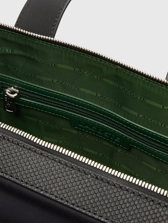 Leather laptop bag - 5