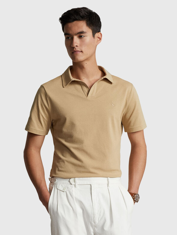 Beige polo-shirt - 1