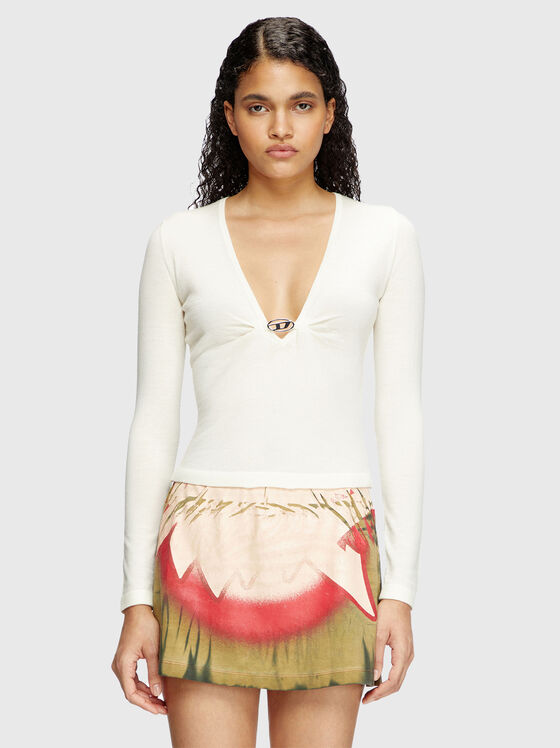 Блуза M-PIAFFY с лого детайл - 1