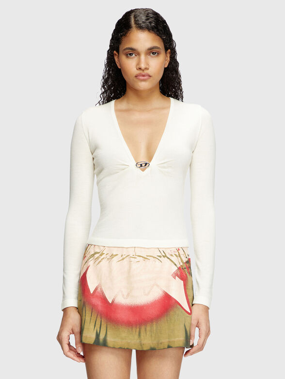 M-PIAFFY blouse with logo detail - 1