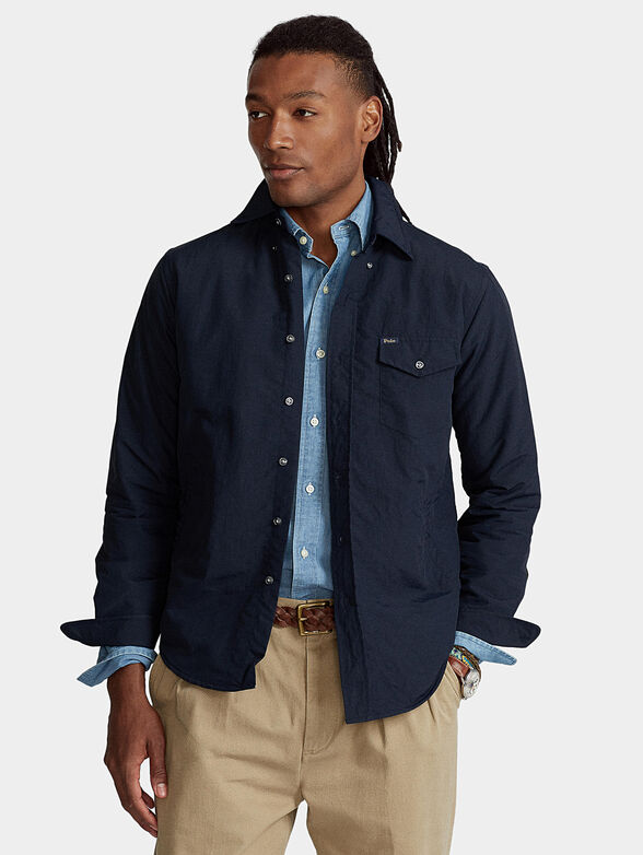 Blue overshirt - 1