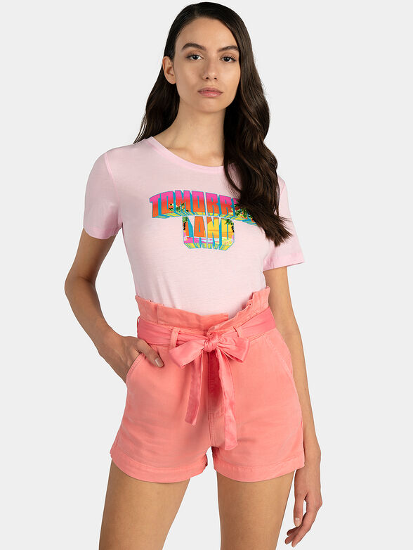 Cotton black t-shirt - 1