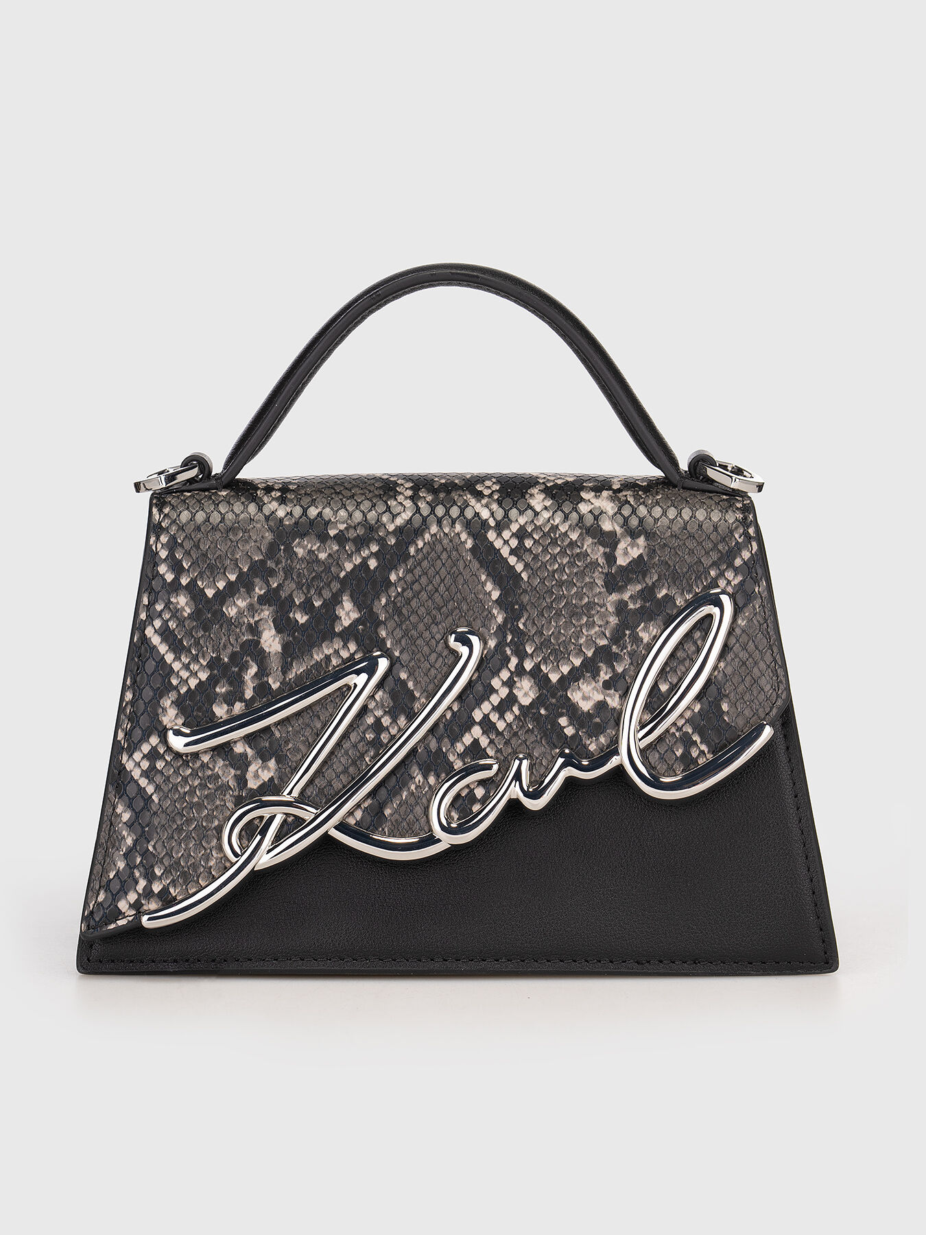K/SIGNATURE 2.0 bag with animal print brand Karl Lagerfeld