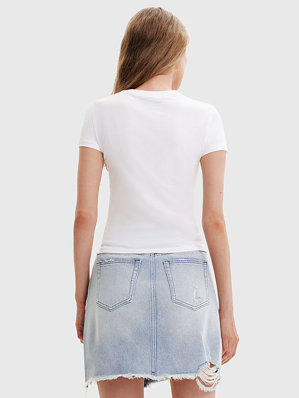 DUBROVNIK blouse with short sleeves and print - 3