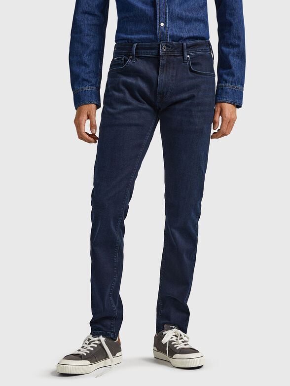 STANLEY dark blue straight jeans - 1