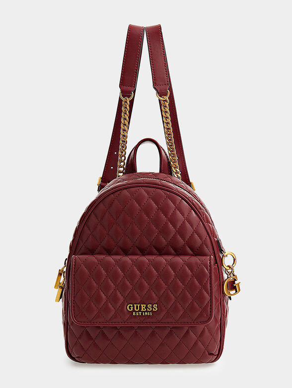 IZZY black backpack with metal accent - 1