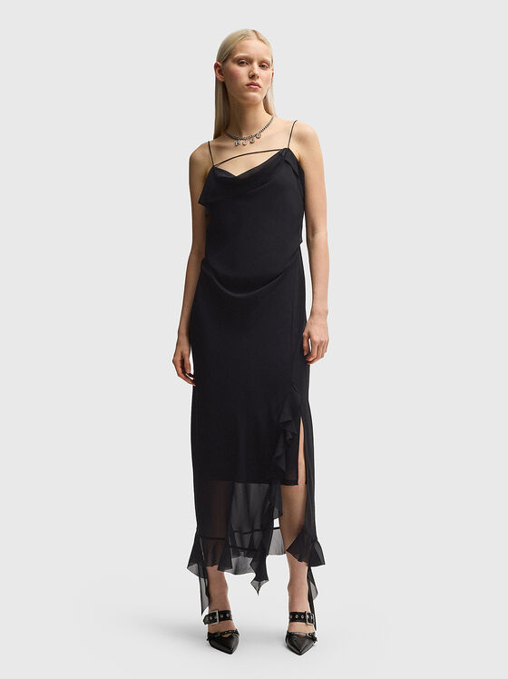 Миди рокля KAMANI с волани - 1