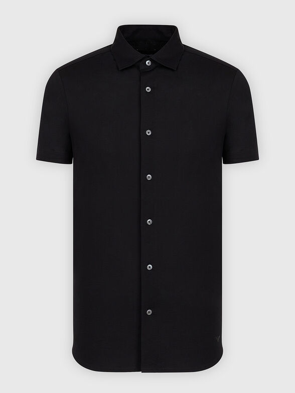 Black short sleeve shirt - 1