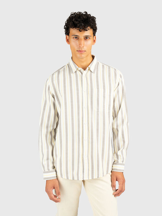 Stipe cotton shirt - 1