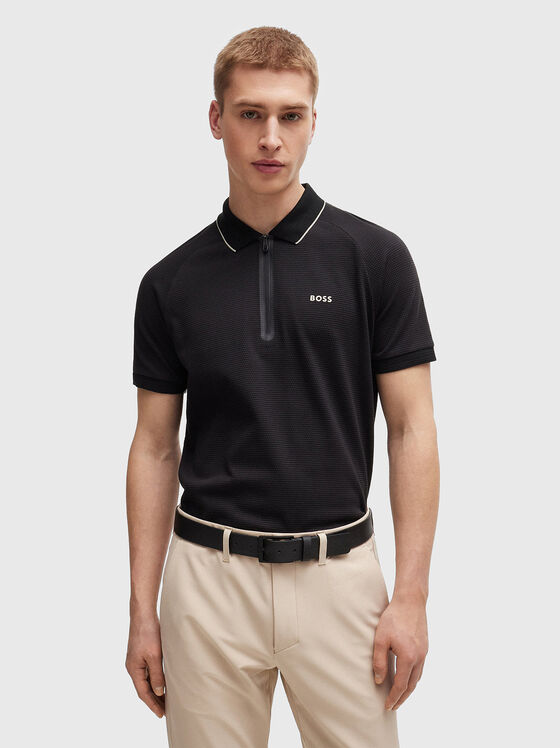 PHILIX polo shirt with contrasting logo - 1