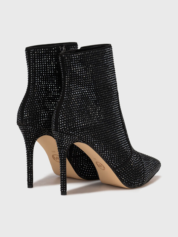 RUE ankle boots with applied rhinestones - 3