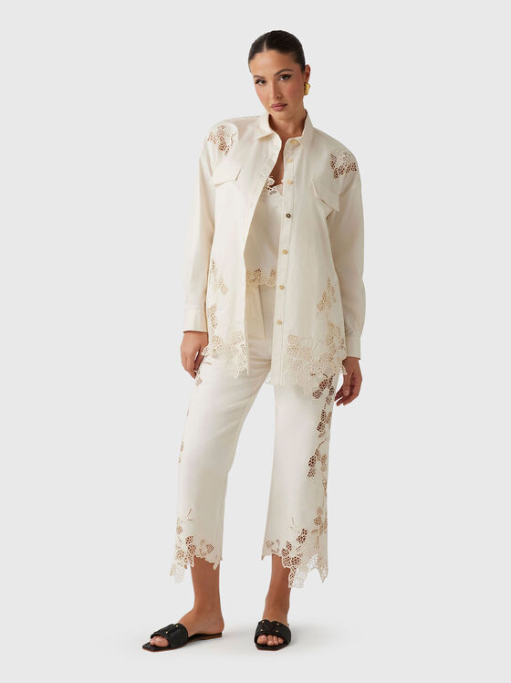 BROOKE shirt with accent embroidery - 2